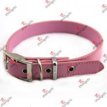 Мода розовый PU кожаный ошейник для домашних животных ювелирные изделия (PC15121401)
